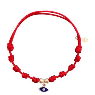 Pulsera hilo rojo y Ojo Turco